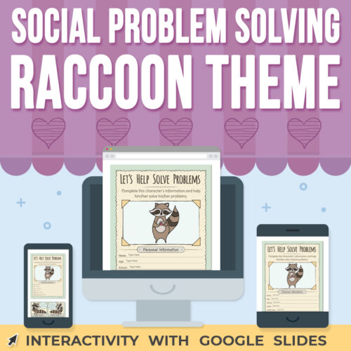 Social Problem Solving Raccoon Theme | Google Slides BUNDLE - Made By ...