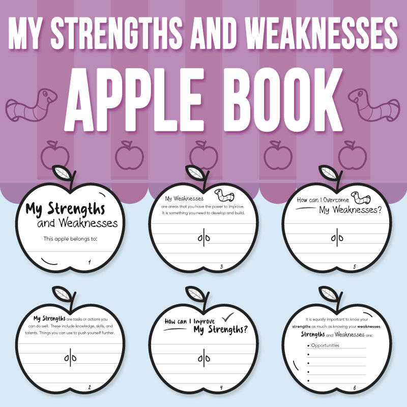 Apple Day Book Activity: Exploring Strengths and Weaknesses for SEL Growth