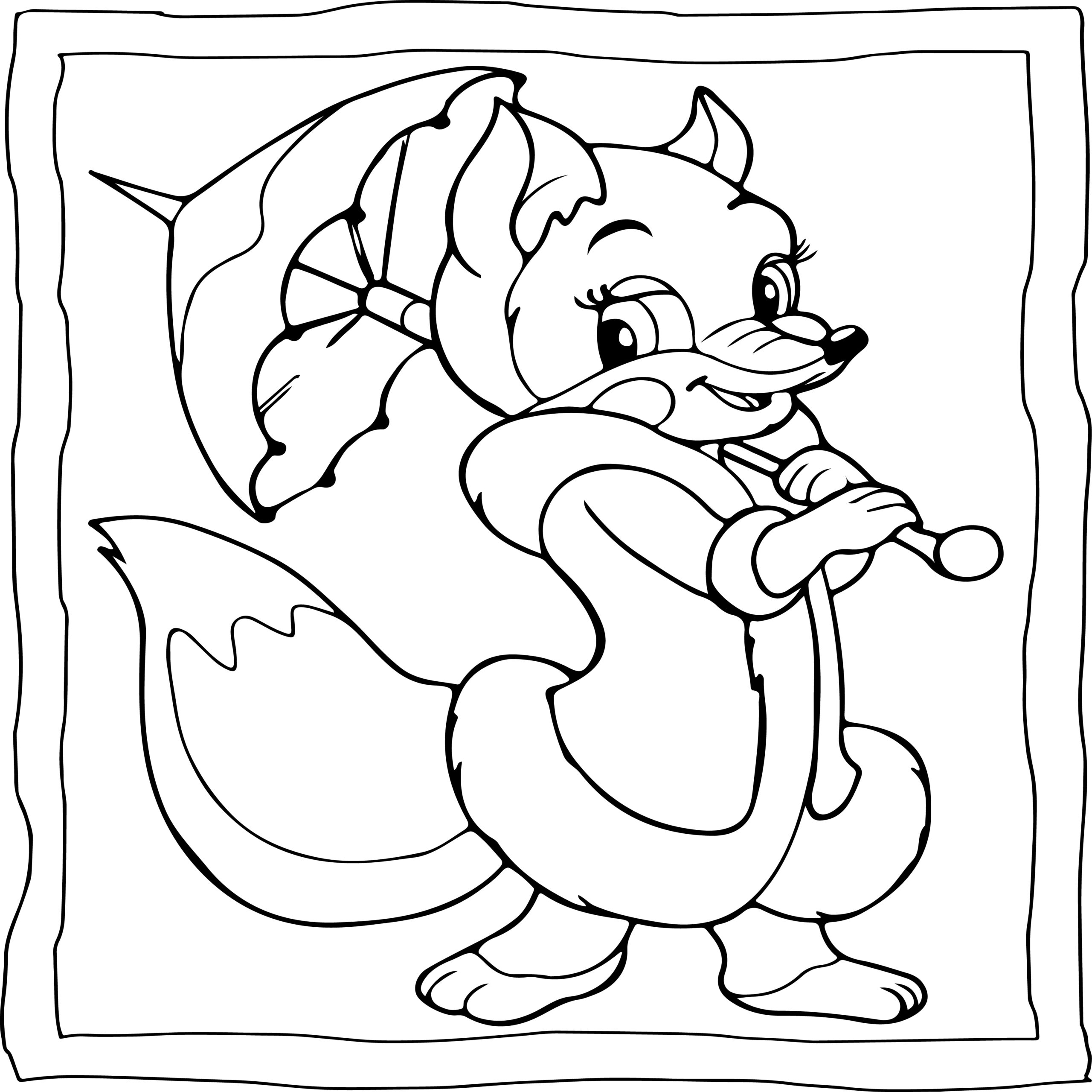 Fox Coloring Book : Easy and Fun Foxes Coloring Pages for Kids | Made ...
