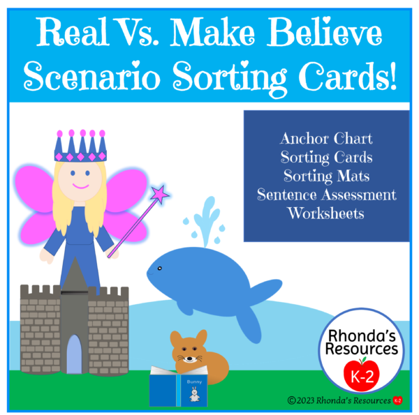 Real And Make Believe Sorting Cards Made By Teachers
