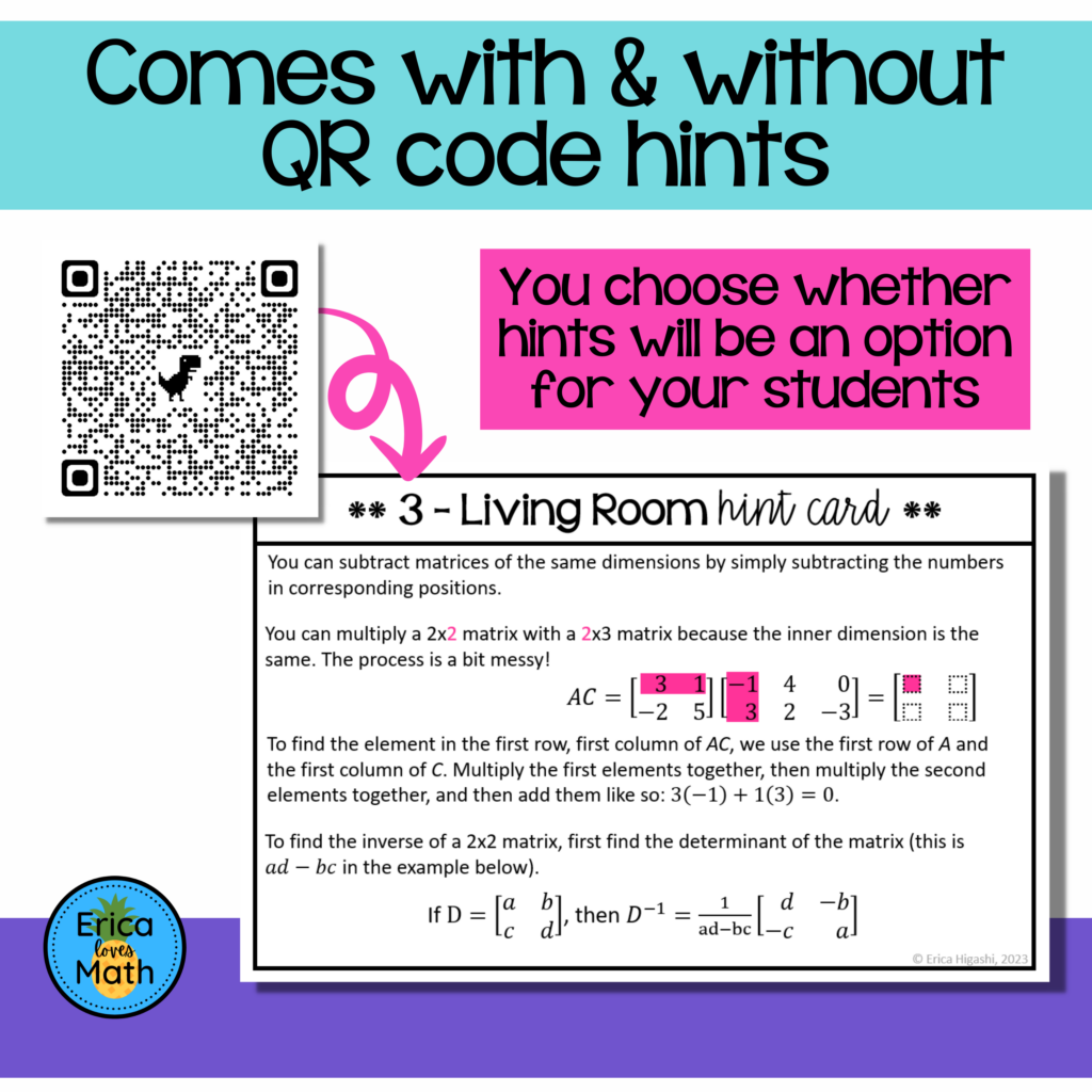 Algebra 2 Review Escape Room Activity for End of Year EOC (Digital ...