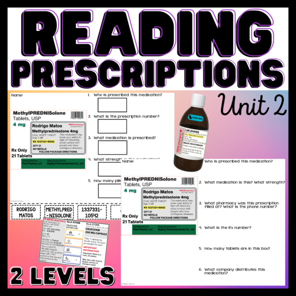 Reading Prescriptions Unit 2 Functional Reading Life Skills