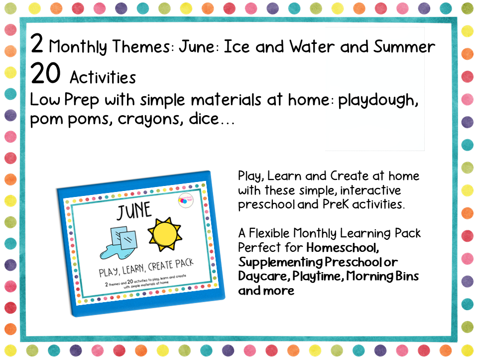 June Preschool Monthly Learning Pack | Made By Teachers
