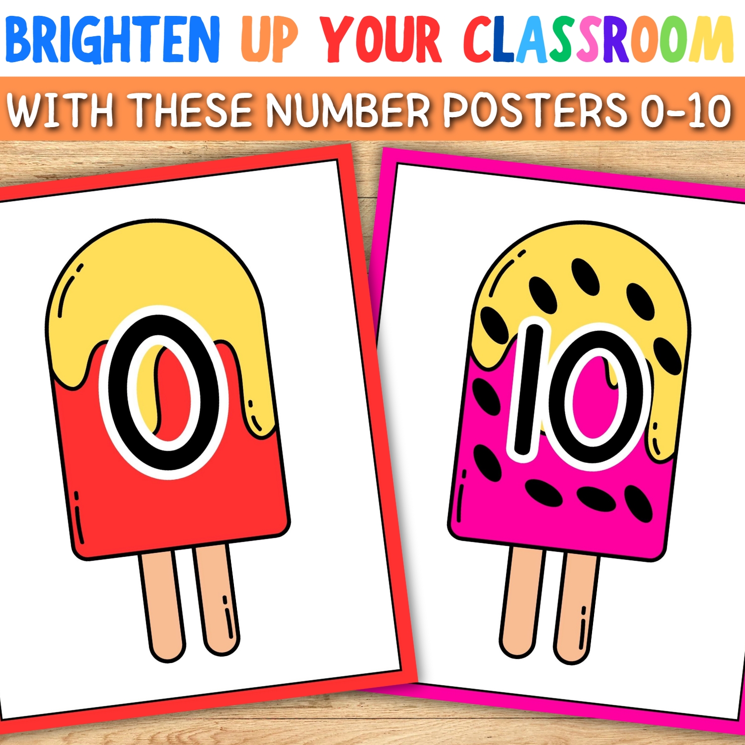 Teach Numbers in Style with These Summer Classroom Decor Posters ...