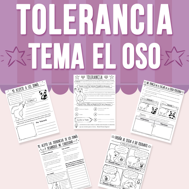 Tolerancia e Inclusividad, Actividad con Tema de Oso, Social Emotional Learning