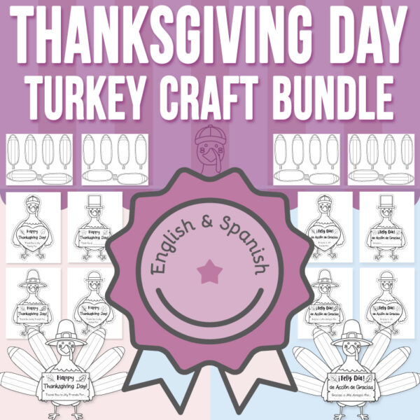 Thanksgiving Day | Turkey Craft BUNDLE - Made By Teachers