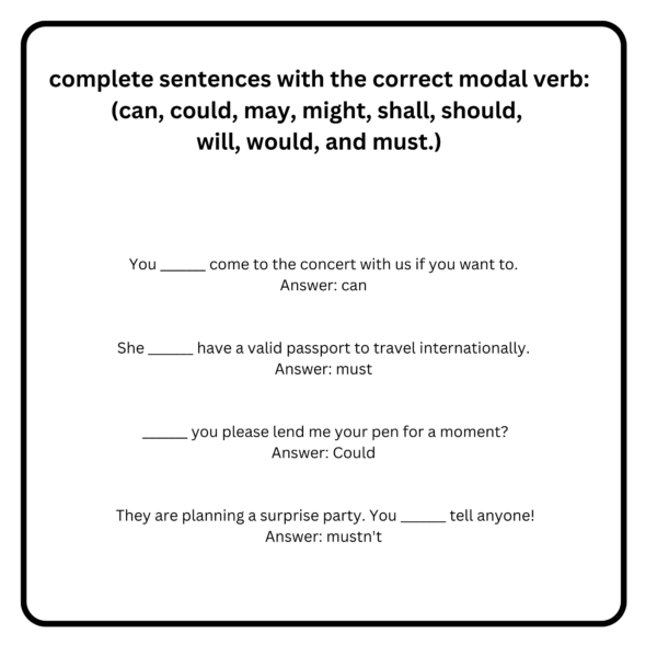 The Ultimate List Of Modal Verbs Worksheets | Made By Teachers