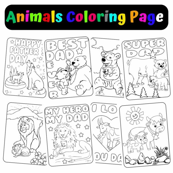 Happy Father's Day Coloring Pages Sheets - Fun Father's Day | Made By ...