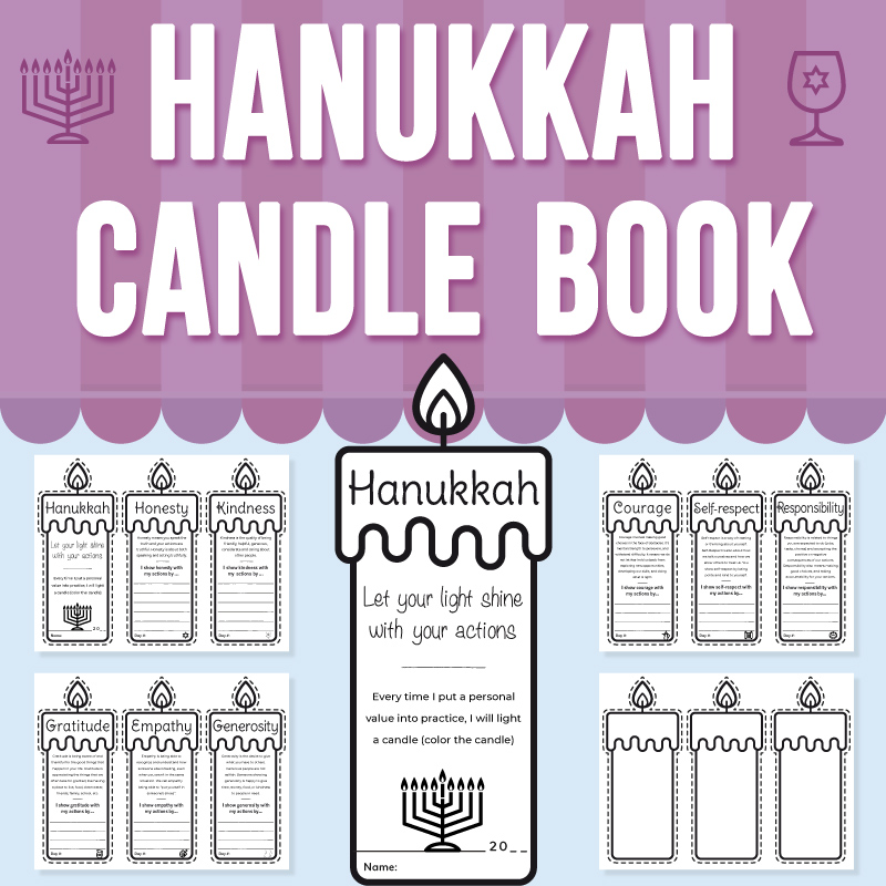 Hanukkah Candle Book