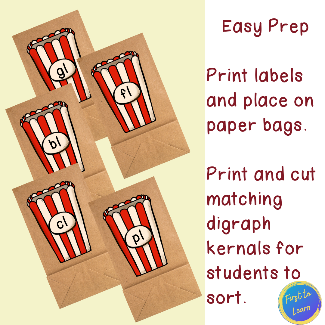 Consonant Blends (LBlends) Phonics Center Activity Made By Teachers