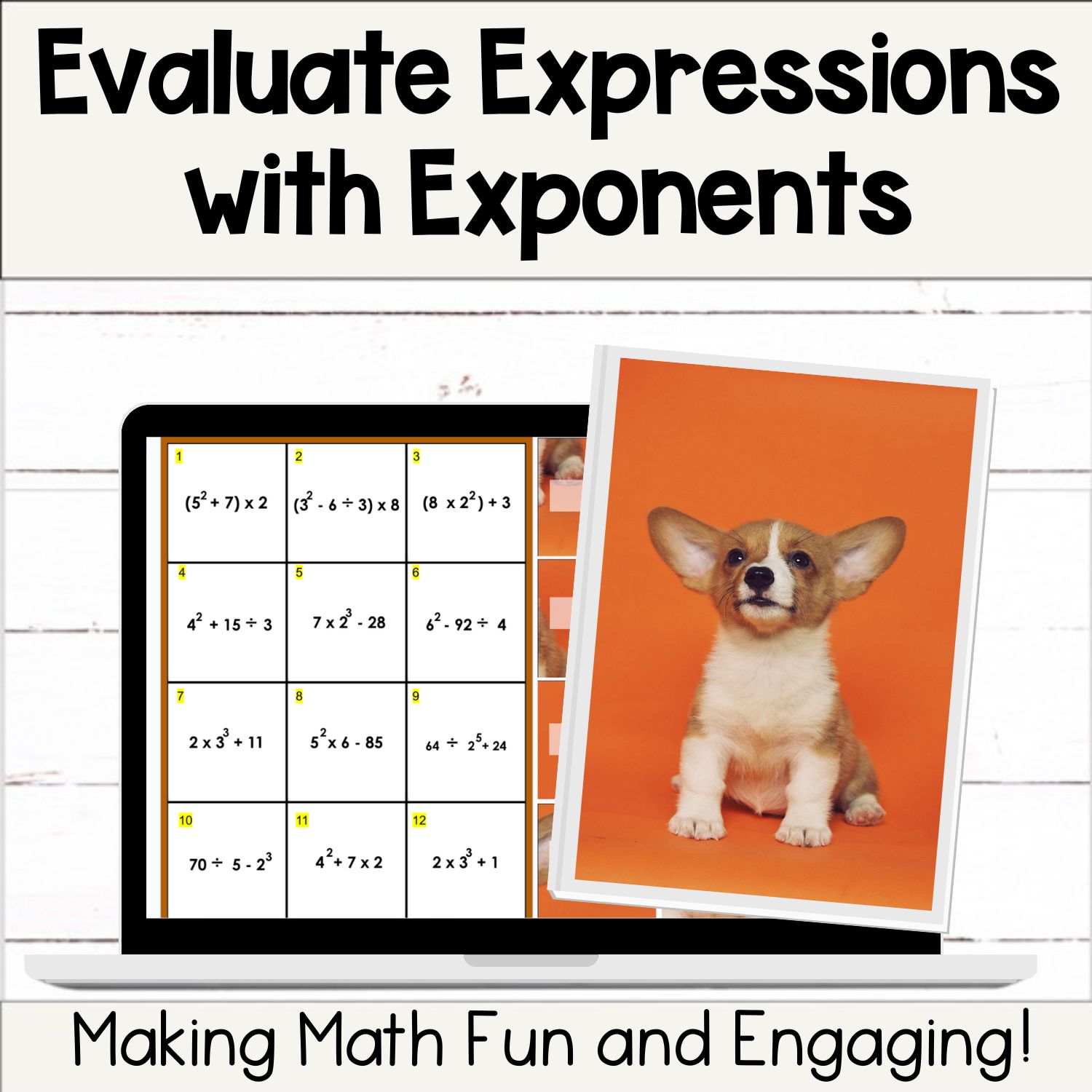 Editable Self-Checking Task Card Template Digital Activity Picture ...