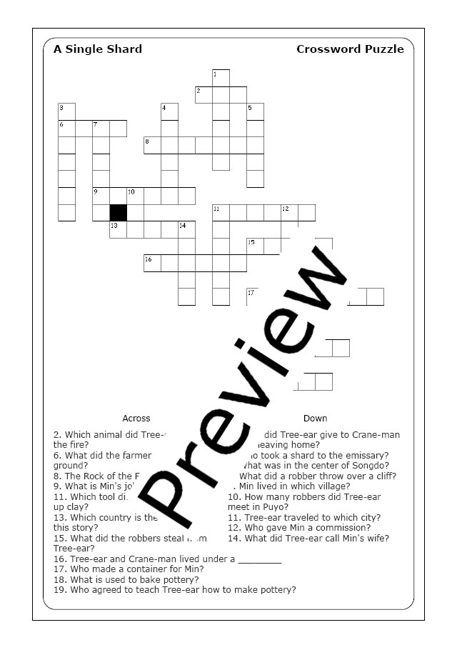 Linda Sue Park "A Single Shard" worksheets - Made By Teachers
