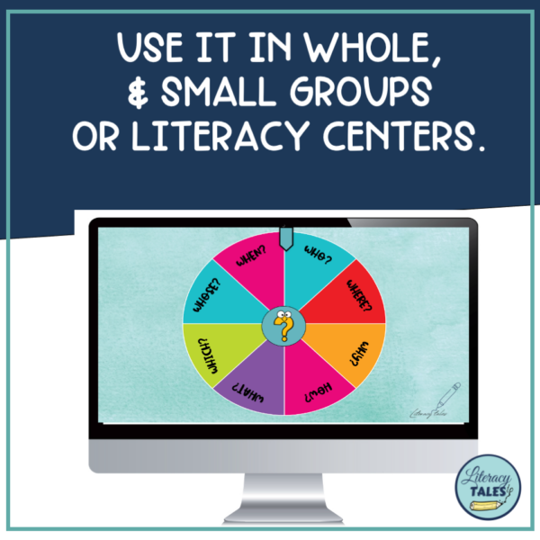 Digital Reading Comprehension Spinner Made By Teachers