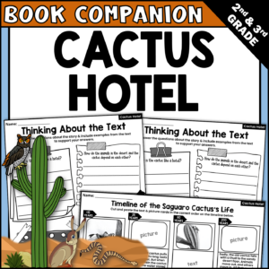 Cactus Hotel Read Aloud Book Companion Activities for IRA