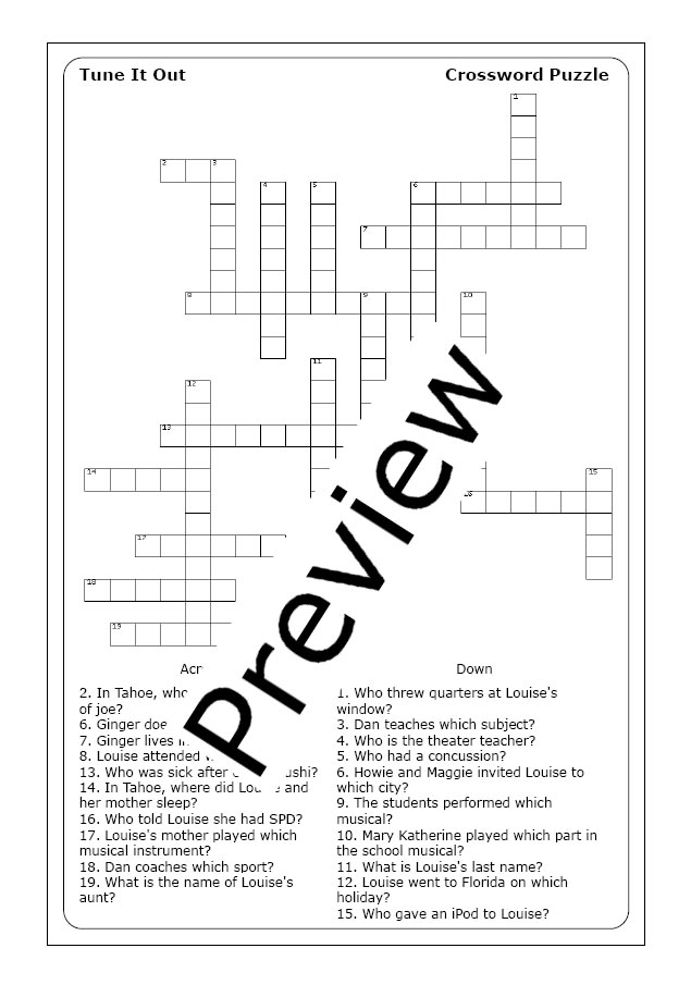 Jamie Sumner "Tune It Out" worksheets | Made By Teachers