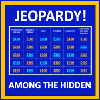 Among the Hidden Jeopardy - an interactive ELA game
