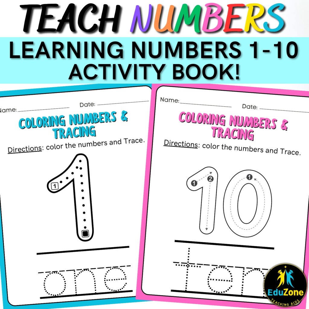 Engaging Early Learning Book Explore Numbers 110 with Fun Activities for Kids! Made By Teachers