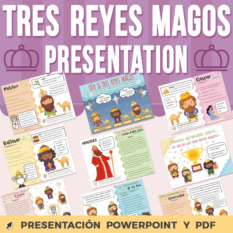 Día de los Tres Reyes Magos Presentación PowerPoint