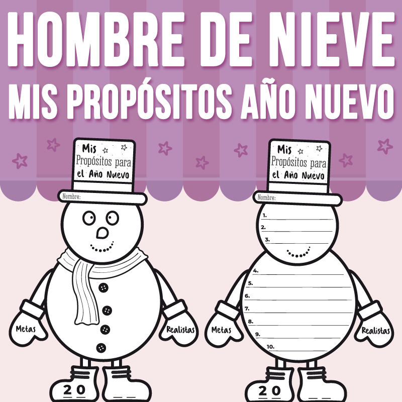 Muñeco de Nieve | Mis Propósitos para el Año Nuevo
