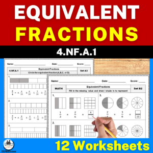 4 Grade Math Equalization Worksheet.pdf Equivalent Fractions Worksheets Grade 4 - Made By Teachers