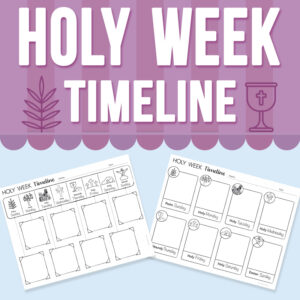 Holy Week Timeline