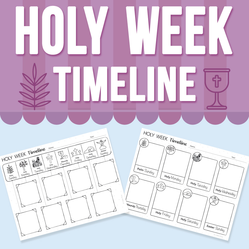 Holy Week Timeline Made By Teachers Holy Week Timeline Made By Teachers
