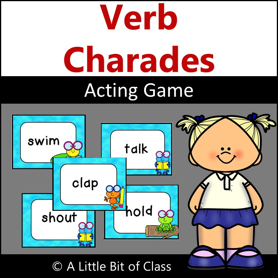 Verb charades made by teachers