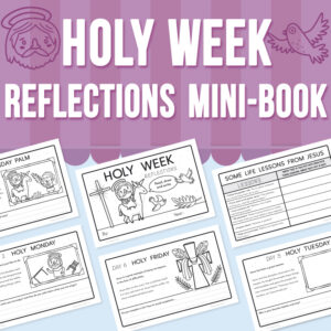 Holy Week Reflections Mini Book