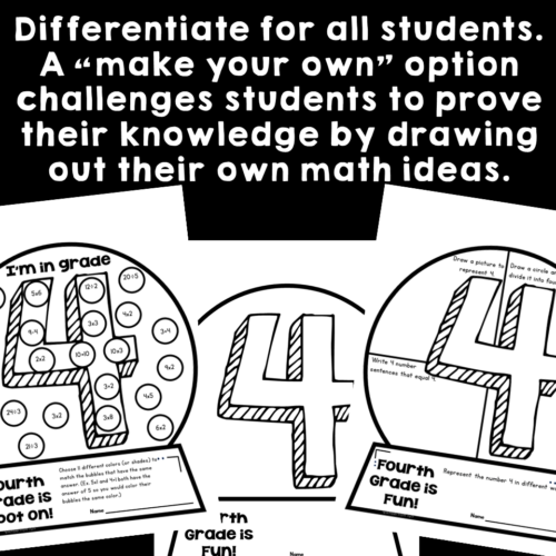Back to School 4th Grade Craft and Activities | Made By Teachers