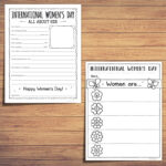 International Women's Day Activity, Craft, Acrostic and Printable ...