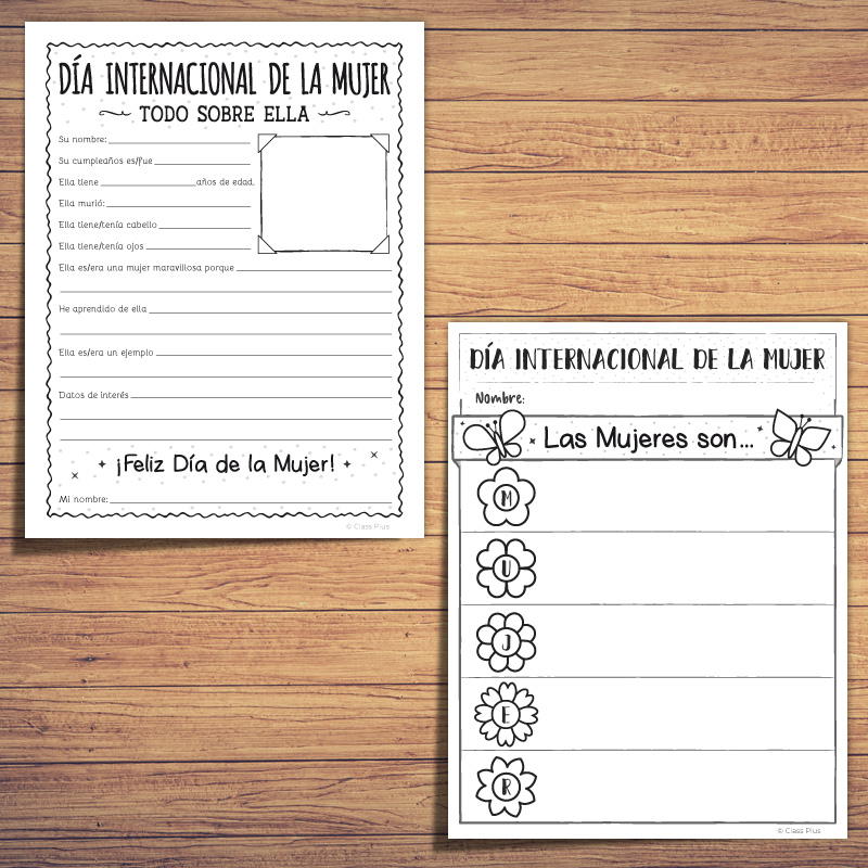 Día Internacional de la Mujer Actividad, Manualidad y Actividad de ...