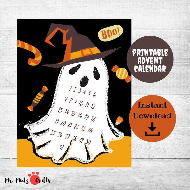Countdown to Halloween | October Calendar