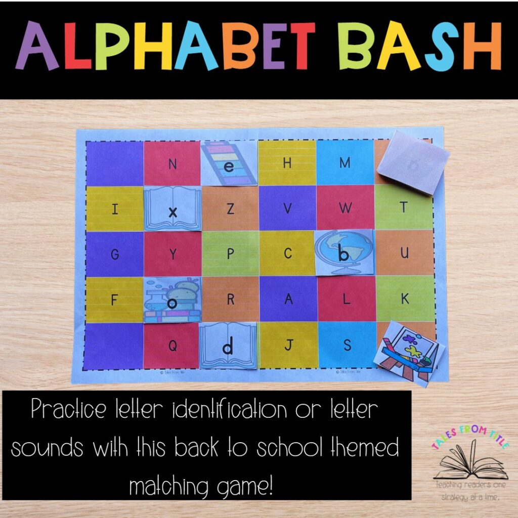 Back to School Letter Identification & Sounds Intervention or Center ...
