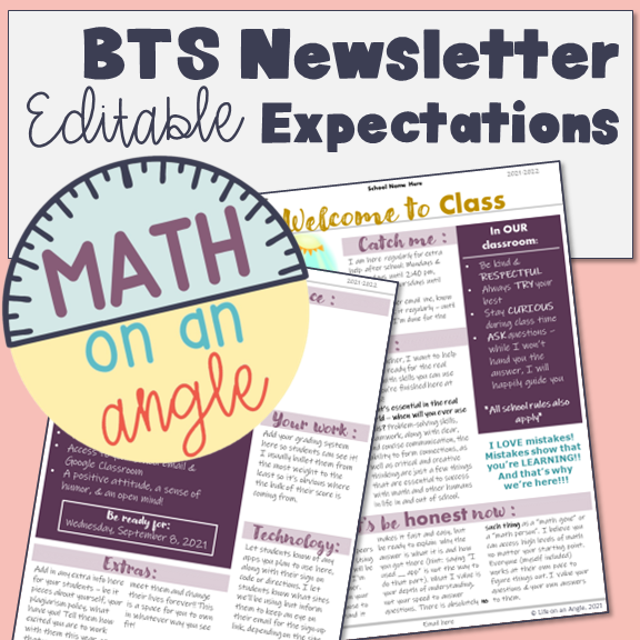 High school expectations template made by teachers