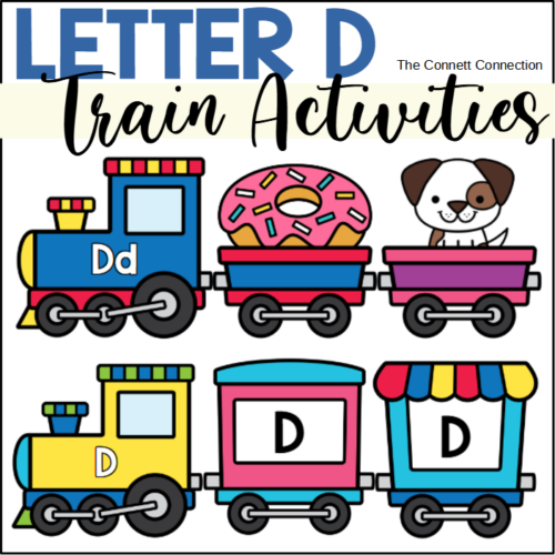 Letter D Train Worksheets and Centers | Made By Teachers