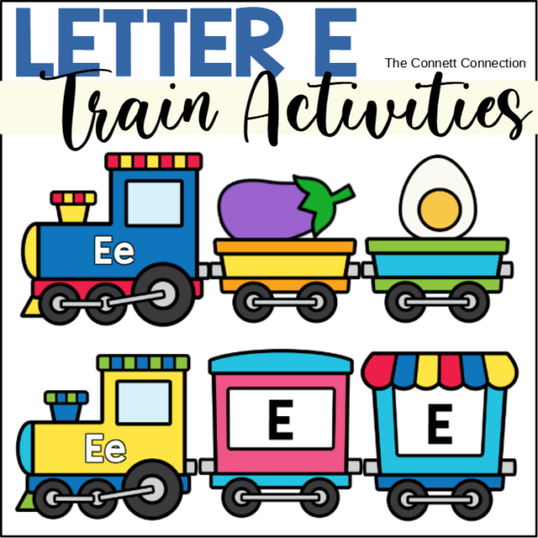 Letter E Train Worksheets and Centers - Made By Teachers