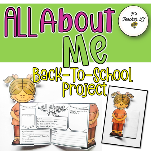 All About Me - Back To School Project Foldables - Made By Teachers