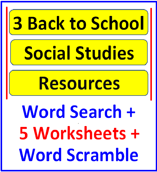 3 Back to School Social Studies Resources (3 Items0 Made By Teachers