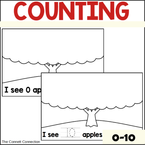 Apple Emergent Readers for Counting to 10 | Made By Teachers