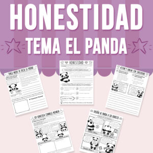 Honestidad Tema el Panda, Spanish SEL Resource Activity