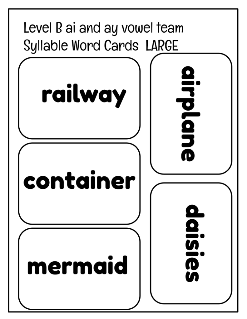 Decoding Vowel Teams in Multisyllabic Words intervention activities ...