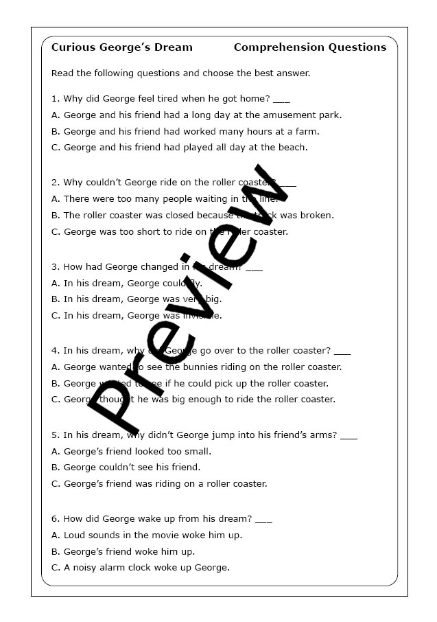 "Curious Dream" worksheets Made By Teachers