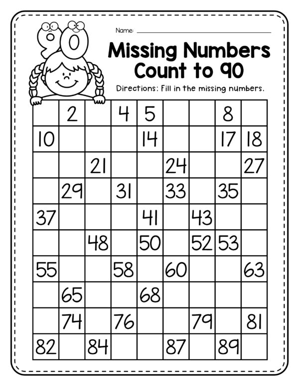 Supercharge Your Math Skills: Exciting Missing Number Worksheets for ...