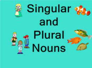Singular Or Plural Nouns Match-Up: The Singular and Plural Noun Card Game