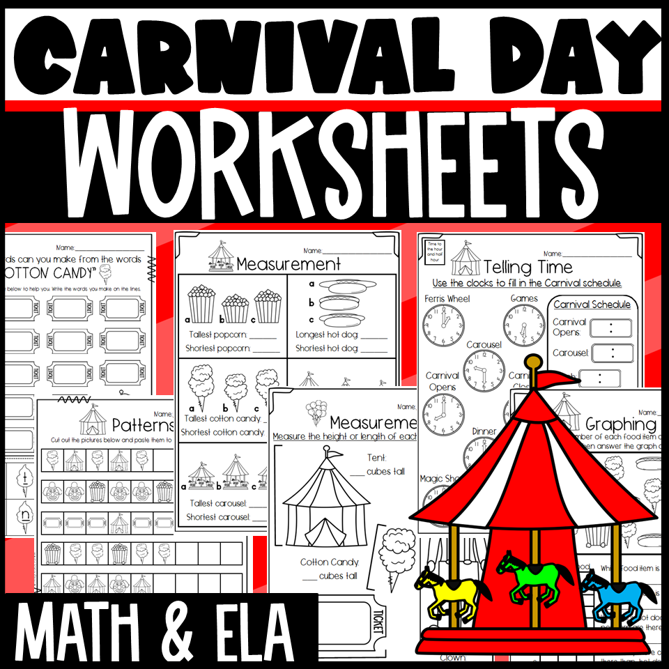 carnival-day-themed-activities-and-worksheets-end-of-year-review