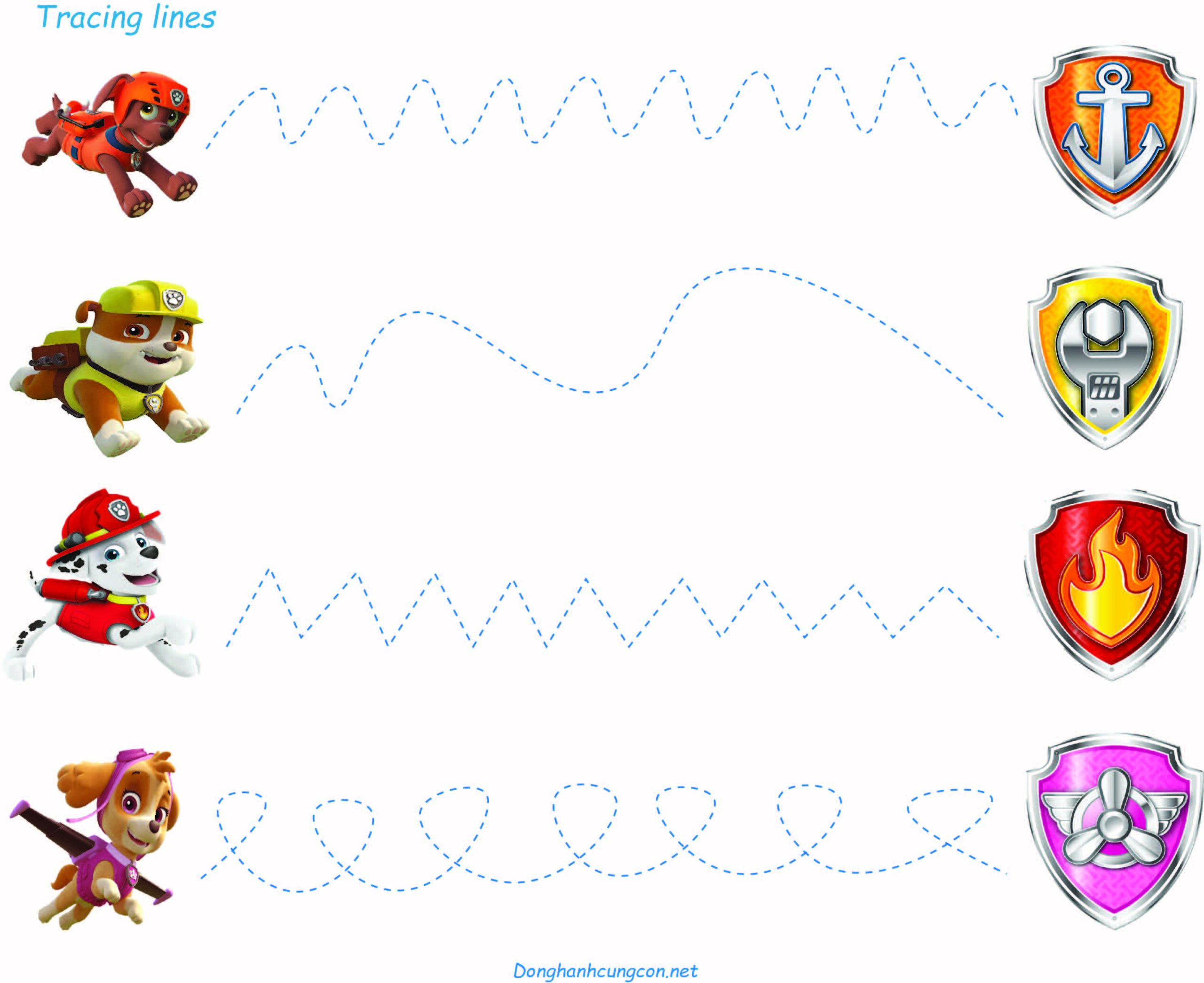 Paw Patrol Preschool Learning Worksheets | Made By Teachers