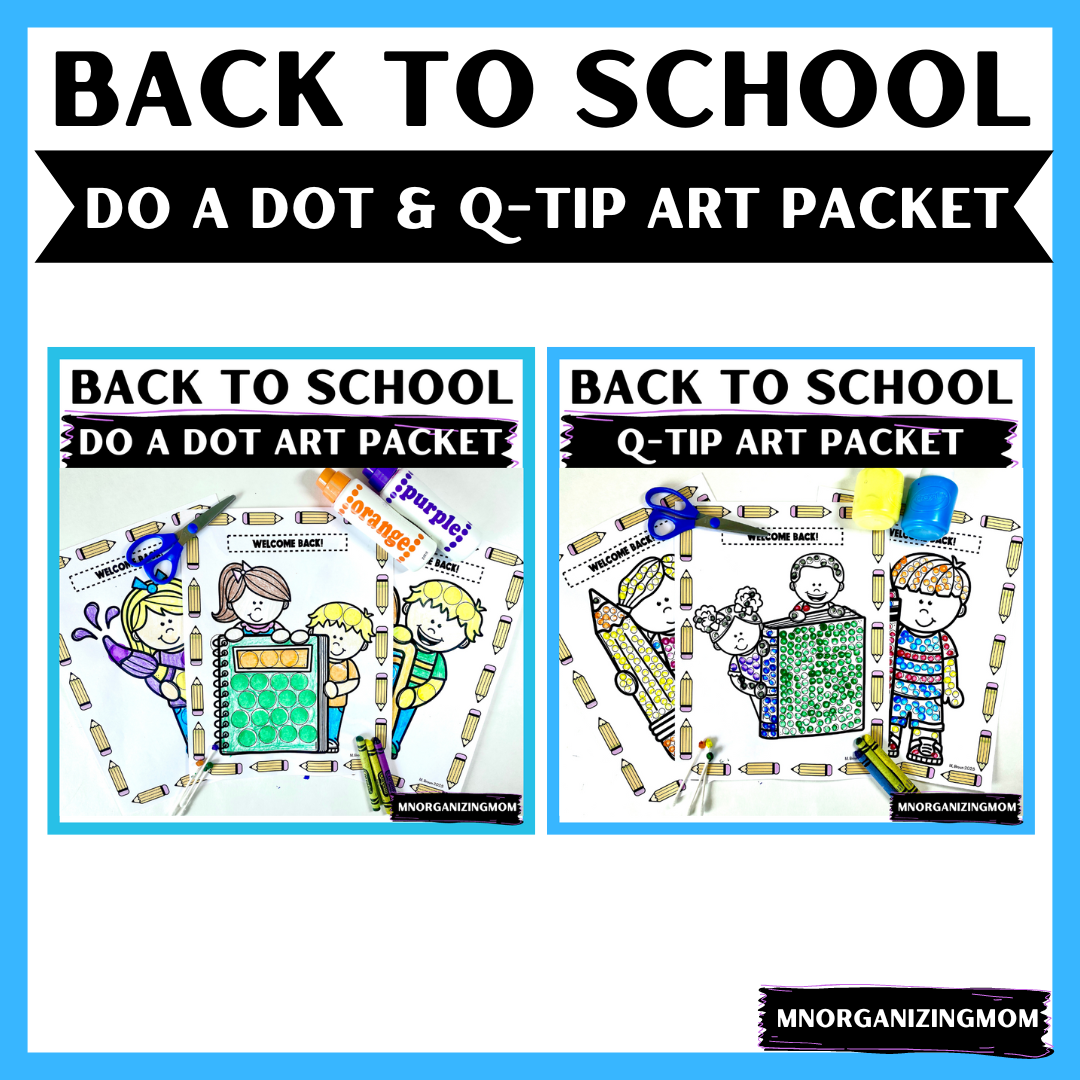 Back to School Do A Dot and Q-Tip Bundle