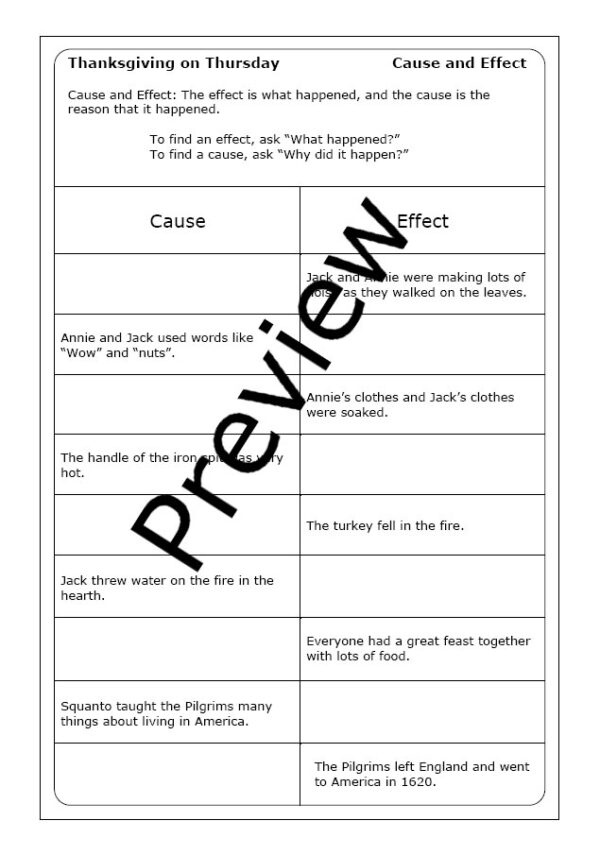 Magic Tree House "Thanksgiving on Thursday" worksheets - Made By Teachers