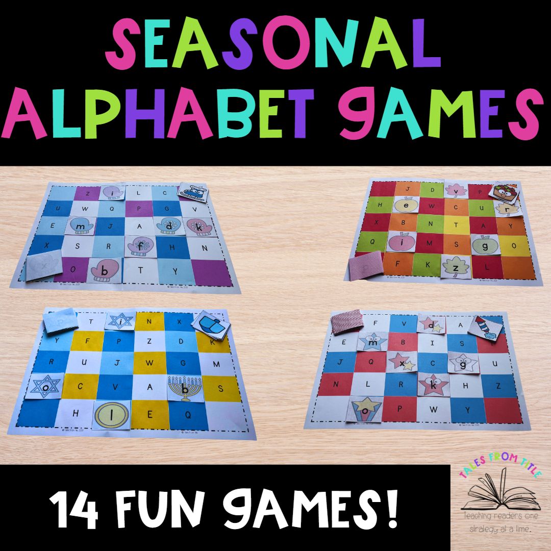 Letter Identification & Sounds Intervention & Center Games Year Long ...