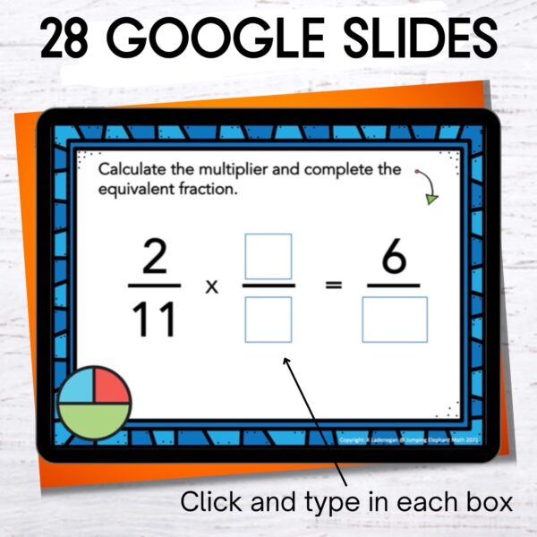 Equivalent Fractions Google Slides and Practice Worksheets | Made By ...